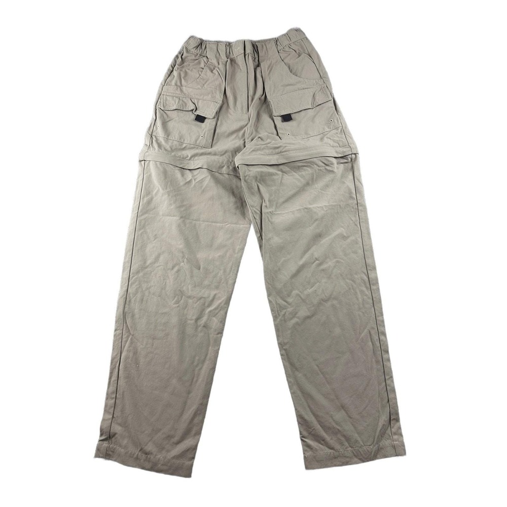 Y2K Destination Wilderness‎ Trail Pants Men S Tan Convertible Cargo Outdoor